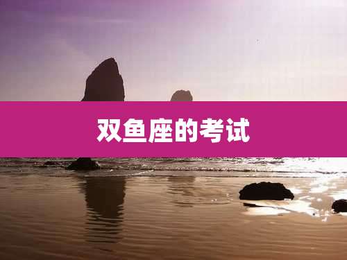 双鱼座的考试