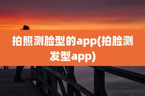 拍照测脸型的app(拍脸测发型app)
