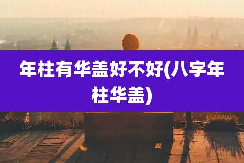 年柱有华盖好不好(八字年柱华盖)