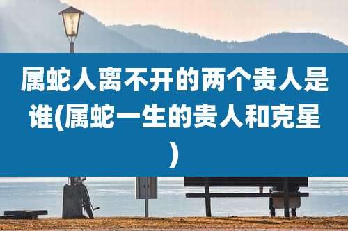 属蛇人离不开的两个贵人是谁(属蛇一生的贵人和克星)