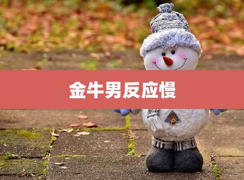金牛男反应慢