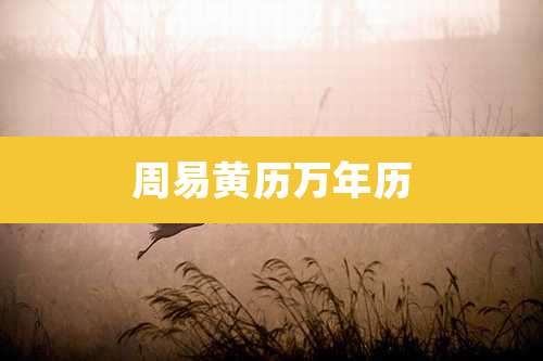 周易黄历万年历