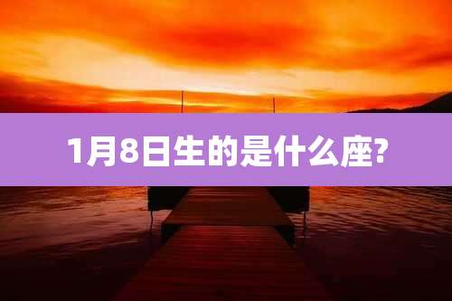 1月8日生的是什么座?