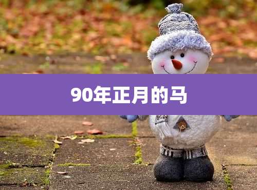 90年正月的马