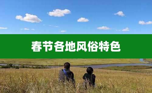 春节各地风俗特色