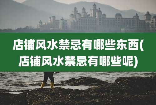 店铺风水禁忌有哪些东西(店铺风水禁忌有哪些呢)