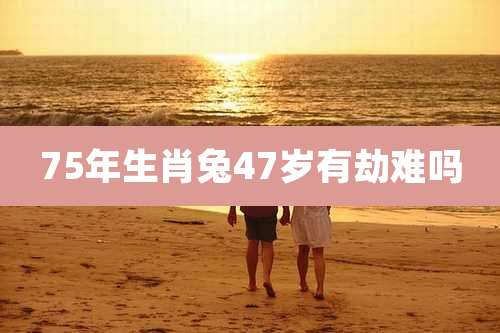 75年生肖兔47岁有劫难吗