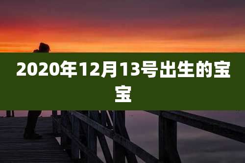 2020年12月13号出生的宝宝