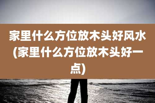 家里什么方位放木头好风水(家里什么方位放木头好一点)