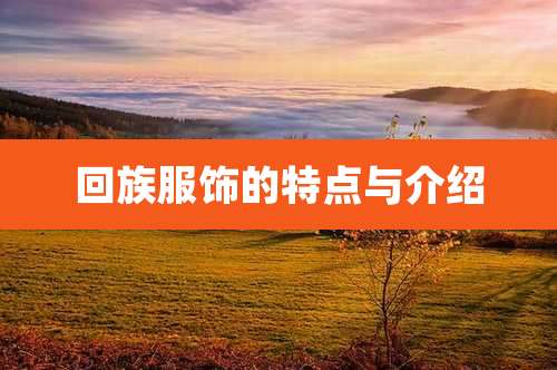 回族服饰的特点与介绍