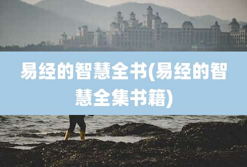 易经的智慧全书(易经的智慧全集书籍)