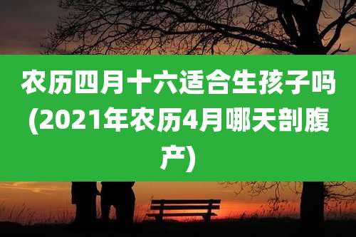 农历四月十六适合生孩子吗(2021年农历4月哪天剖腹产)