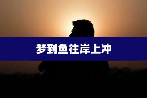 梦到鱼往岸上冲