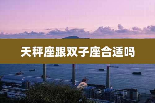 天秤座跟双子座合适吗