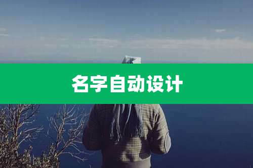 名字自动设计