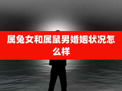 属兔女和属鼠男婚姻状况怎么样