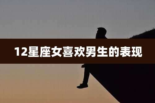 12星座女喜欢男生的表现
