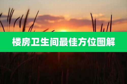 楼房卫生间最佳方位图解