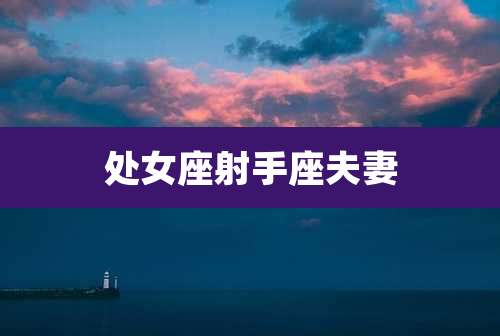 处女座射手座夫妻