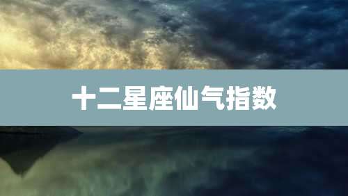 十二星座仙气指数