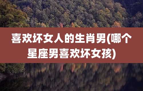 喜欢坏女人的生肖男(哪个星座男喜欢坏女孩)