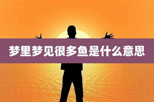 梦里梦见很多鱼是什么意思