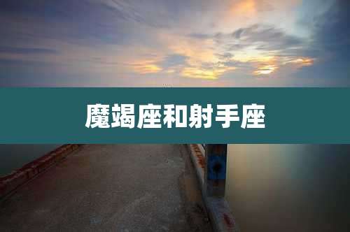 魔竭座和射手座