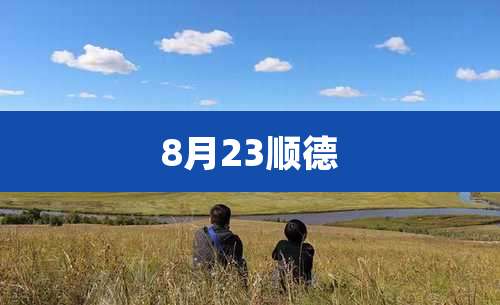 8月23顺德