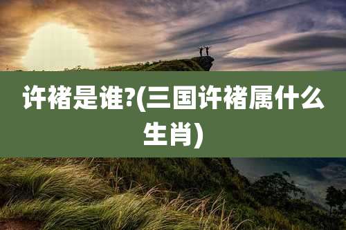 许褚是谁?(三国许褚属什么生肖)