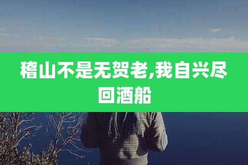 稽山不是无贺老,我自兴尽回酒船