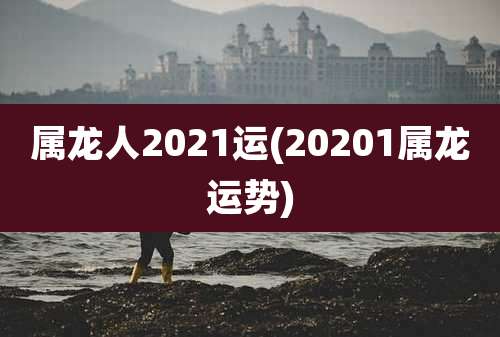 属龙人2021运(20201属龙运势)
