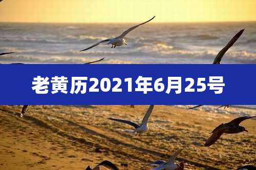 老黄历2021年6月25号