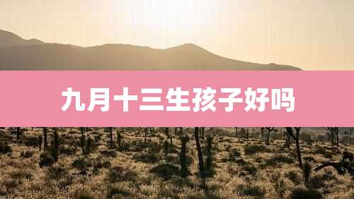 九月十三生孩子好吗