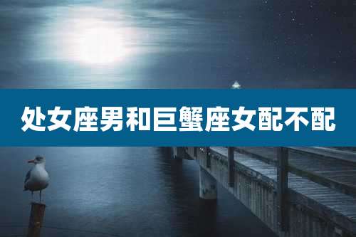 处女座男和巨蟹座女配不配