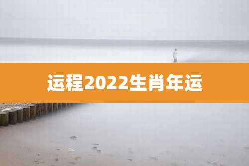 运程2022生肖年运
