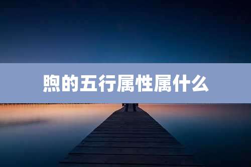 煦的五行属性属什么