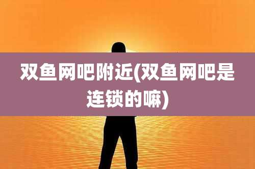 双鱼网吧附近(双鱼网吧是连锁的嘛)