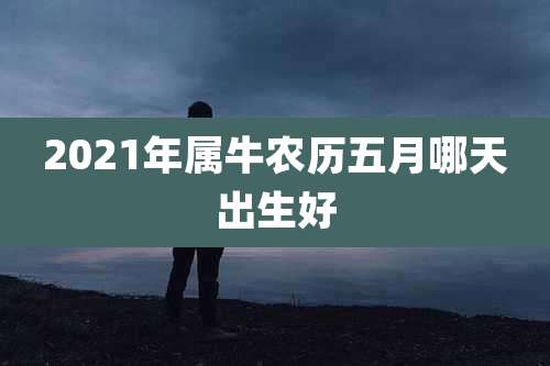 2021年属牛农历五月哪天出生好