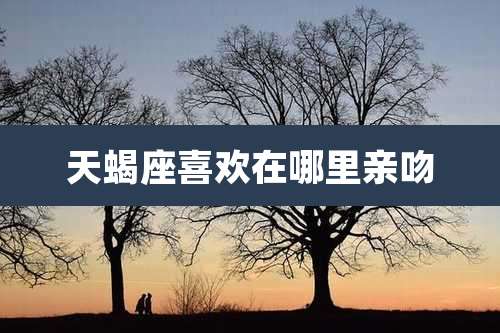 天蝎座喜欢在哪里亲吻