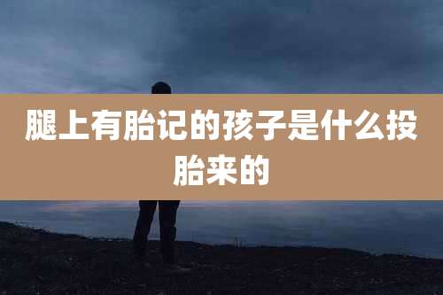 腿上有胎记的孩子是什么投胎来的