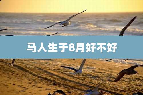 马人生于8月好不好