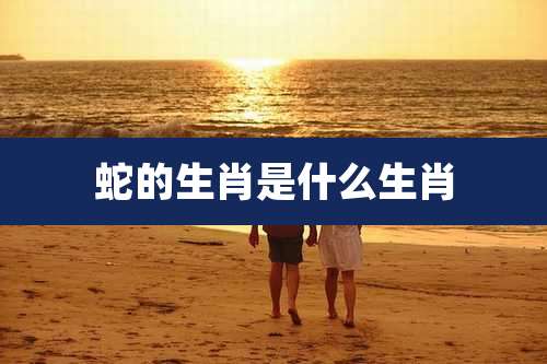 蛇的生肖是什么生肖