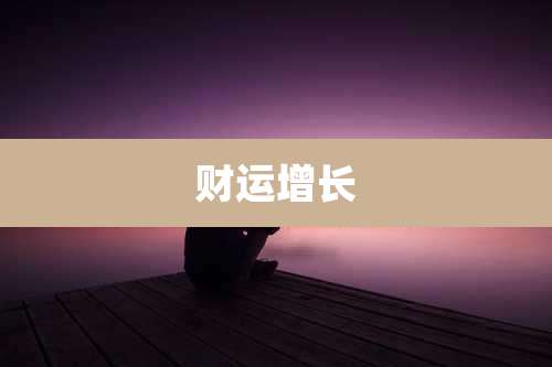 财运增长