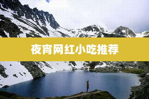 夜宵网红小吃推荐