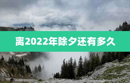 离2022年除夕还有多久