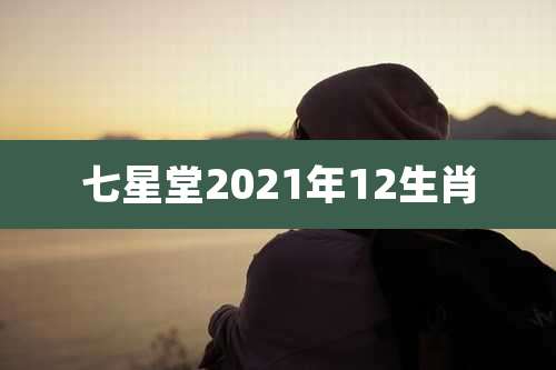 七星堂2021年12生肖