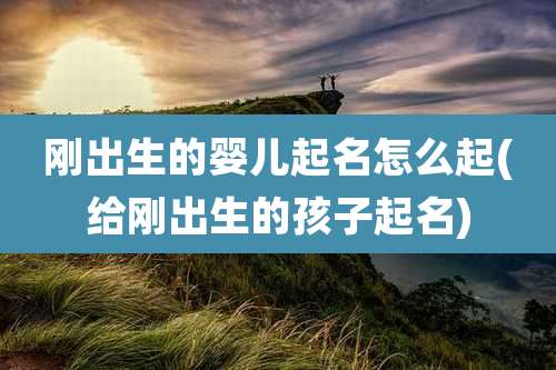 刚出生的婴儿起名怎么起(给刚出生的孩子起名)