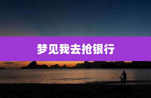 梦见我去抢银行
