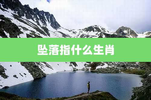 坠落指什么生肖