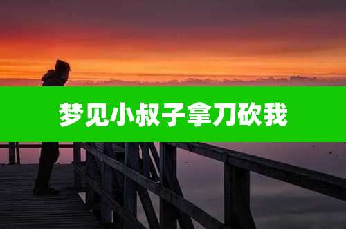 梦见小叔子拿刀砍我